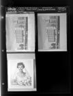 New courthouse plans; Wedding photo of bride (3 Negatives) (June 6, 1964) [Sleeve 19, Folder b, Box 33]